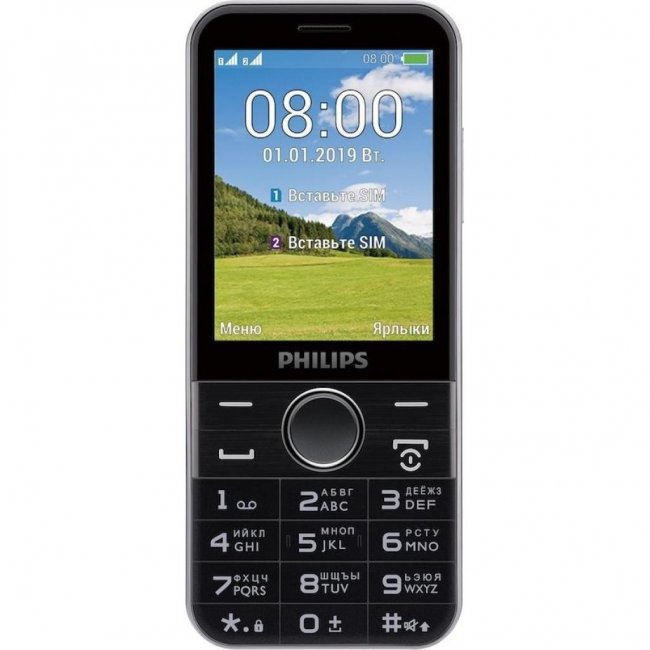 

Мобильный телефон PHILIPS Xenium E580 Black