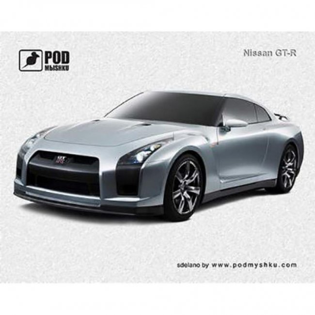 

Коврик для мышки Pod Mishkou Nissan GT-R