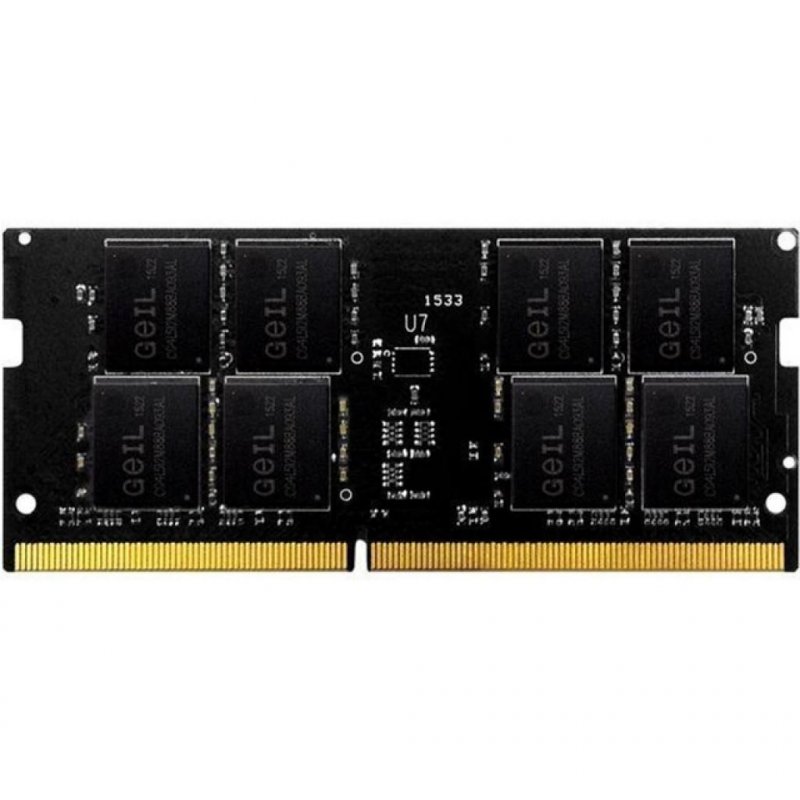 

Модуль памяти для ноутбука SoDIMM DDR4 8GB 2666 MHz GEIL (GS48GB2666C19SC)