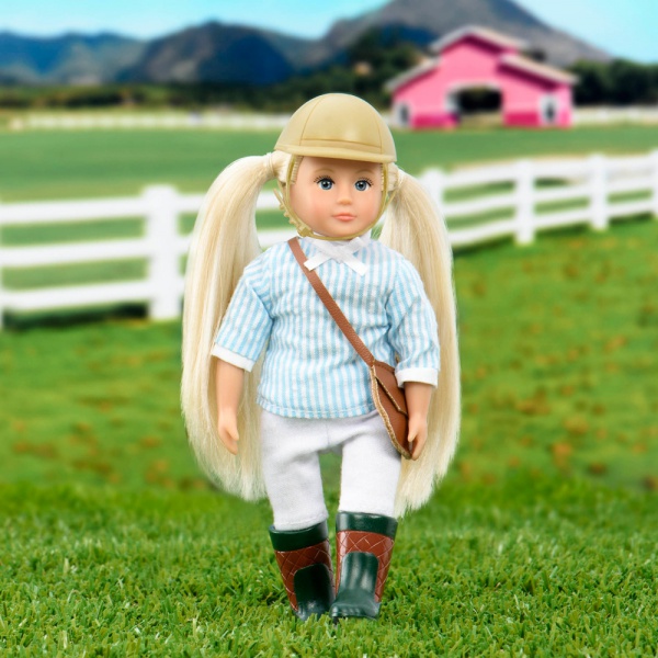 

Игрушечная виниловая кукла LORI 15 см Наездница Эвелин (LO31030Z)