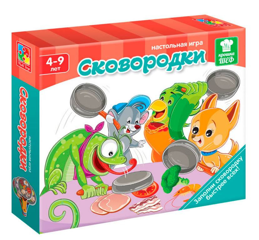 

Игра на скорость Vladi Toys "Сковородки" (рус) VT2309-09