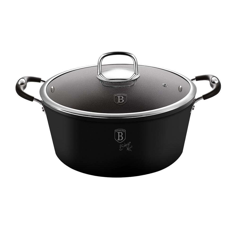 

Кастрюля Berlinger Haus Black Professional Line с крышкой 6,1 л BH-6124