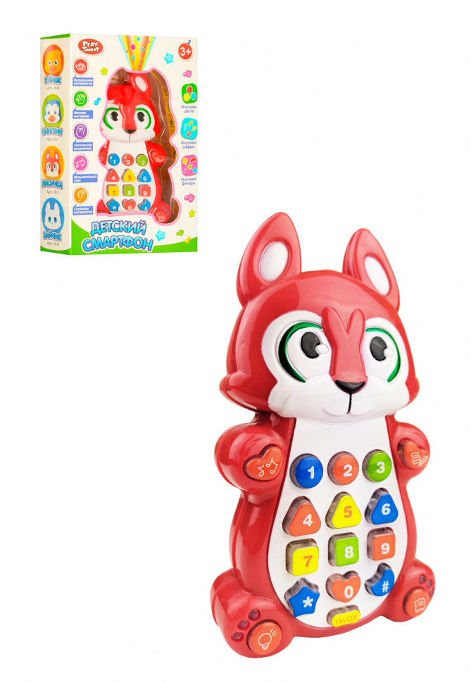

Телефон Play Smart Котик 7614-4