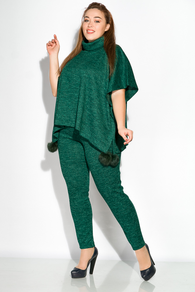 

Костюм женский 120PMA1839 (Зеленый меланж) T&M L-XL Размер цвет Зеленый меланж