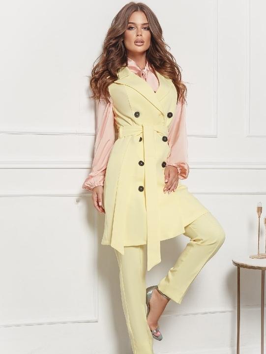 

Костюм двойка G&M k-71020 42-44 Размер цвет желтый