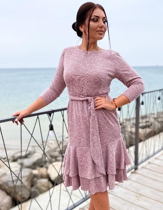 

Платье G&M k-72818 - Размер цвет фрез, Платье G&M k-72818 54-56 Размер цвет фрез