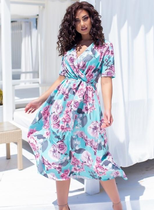 

Платье G&M k-69570  Размер цвет мятный, Платье G&M k-69570 54 Размер цвет мятный