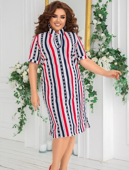 

Платье G&M k-71383 sale 48-50 Размер цвет полоска