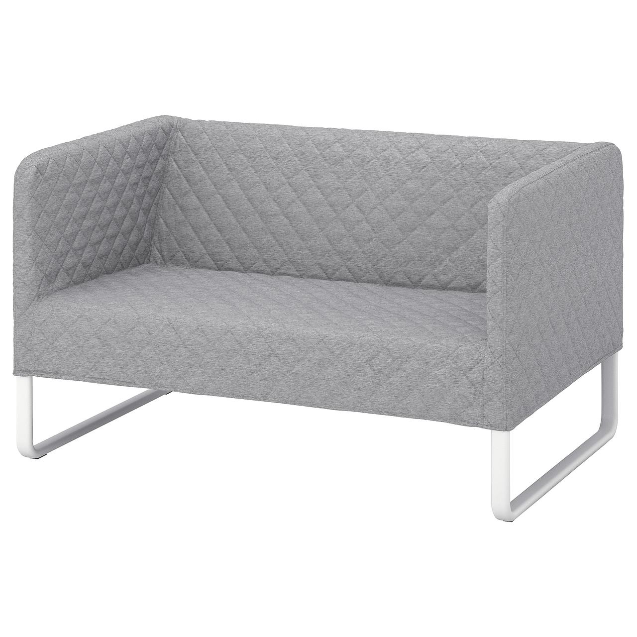 

Диван IKEA (ИКЕА) Knopparp Knisa 2-х местный Светло-серый 104.246.21