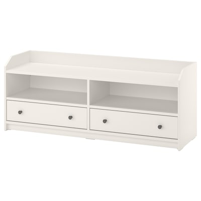 

Тумба под телевизор IKEA (ИКЕА) HAUGA 138x36x54 см Белая 004.150.47