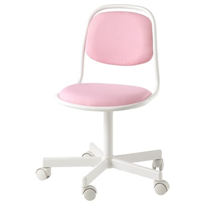 

Стул детский IKEA (ИКЕА) ORFJALL Бело-розовый 704.417.69