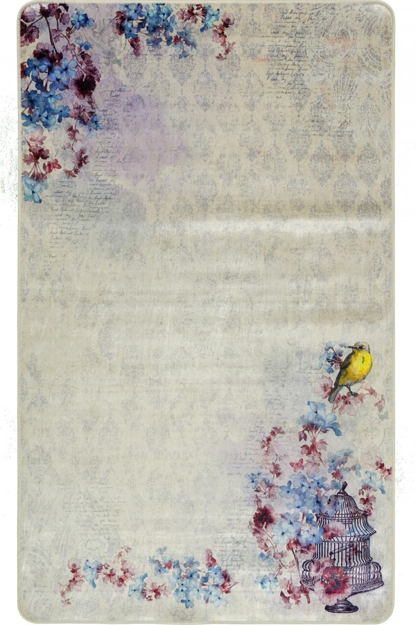 

Ковер Brilliant FLOWER 1.25 x 2.05 m Синий Прямоугольник