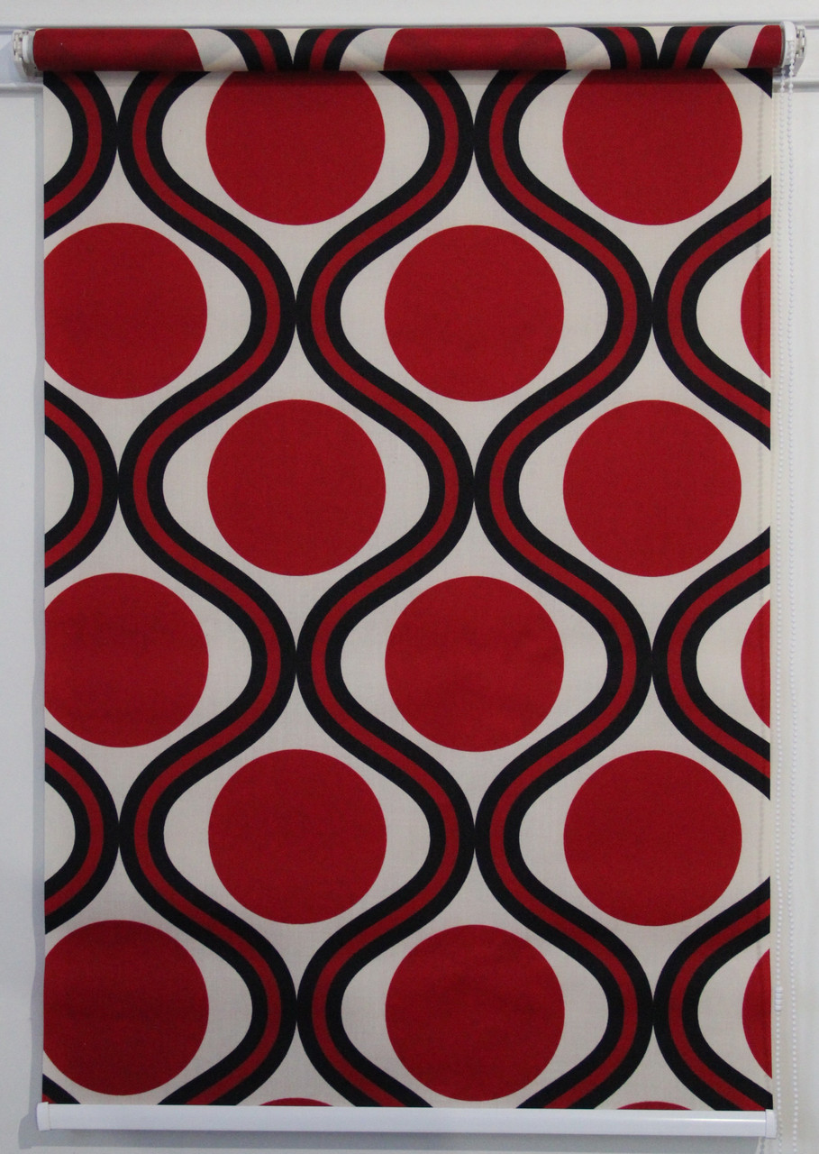

Рулонная штора Miranda Калейдоскоп 140*150 см Красный В-5284/3