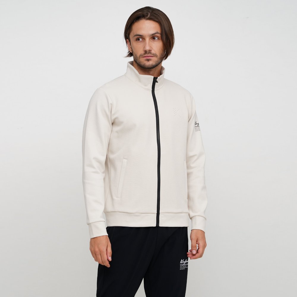 

Мужская толстовка Anta Knit Track Top Бежевый 48 (ant852031707-1)