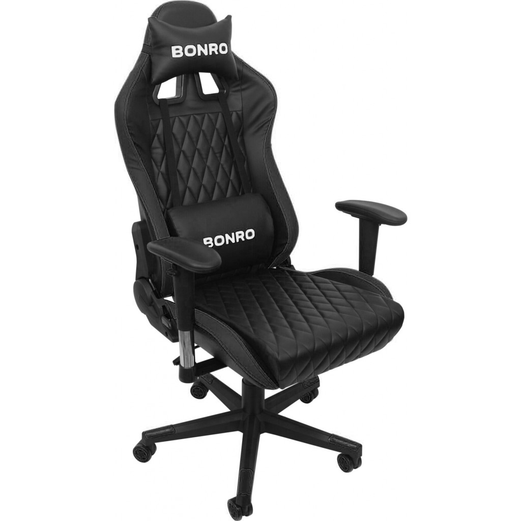 

Геймерское кресло Bonro 136х55х56 см Черный 000139664