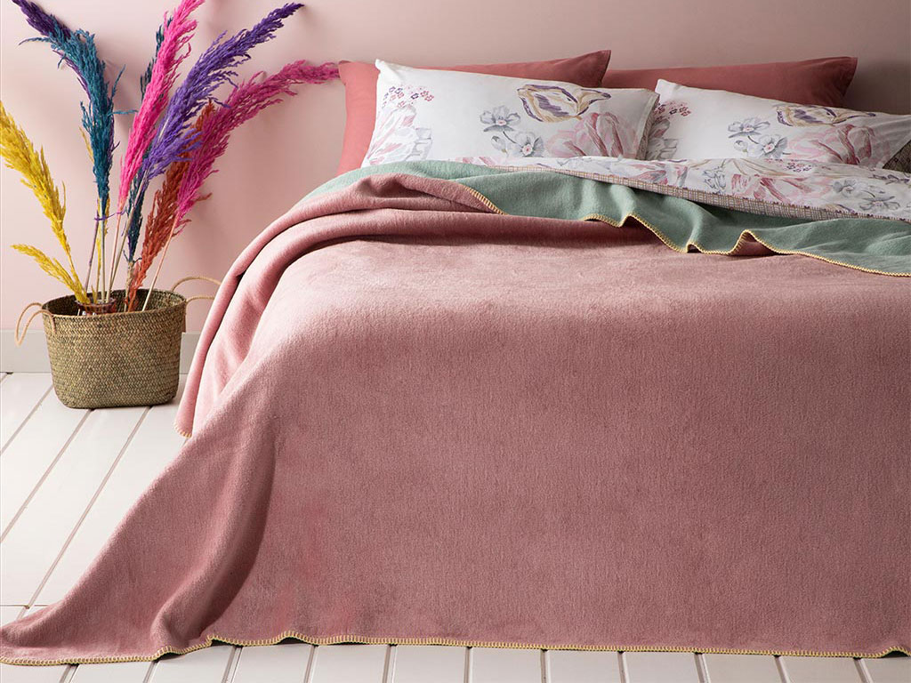 

Плед English Home Plain 200х220 см Розовый