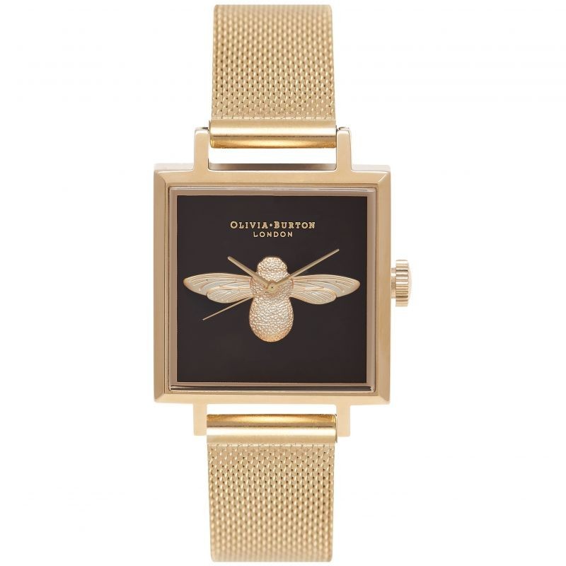 

Женские часы Olivia Burton Animal Motif 3D Bee Square Dial OB16AM90