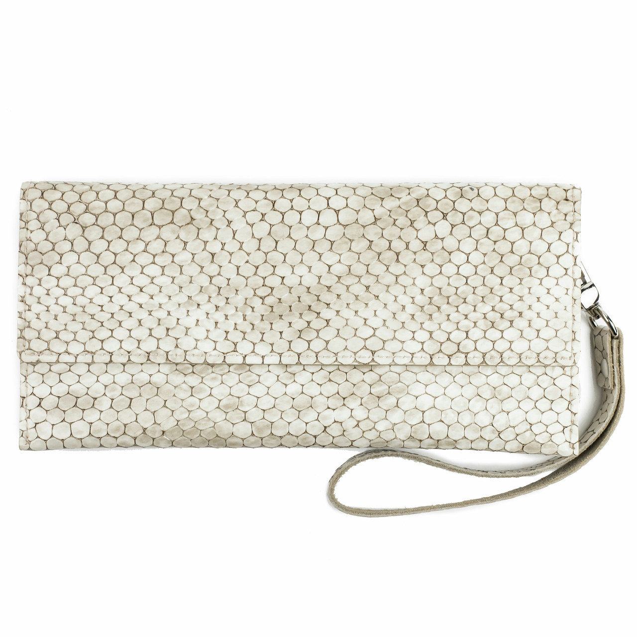 

Кошелёк ALORI из натуральной кожи с тиснением под рептилию Бежевый (КО-01-4 Beige)