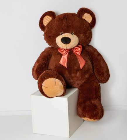 

Мишка плюшевый TEDDY BOOM игрушка 170 см коричневый