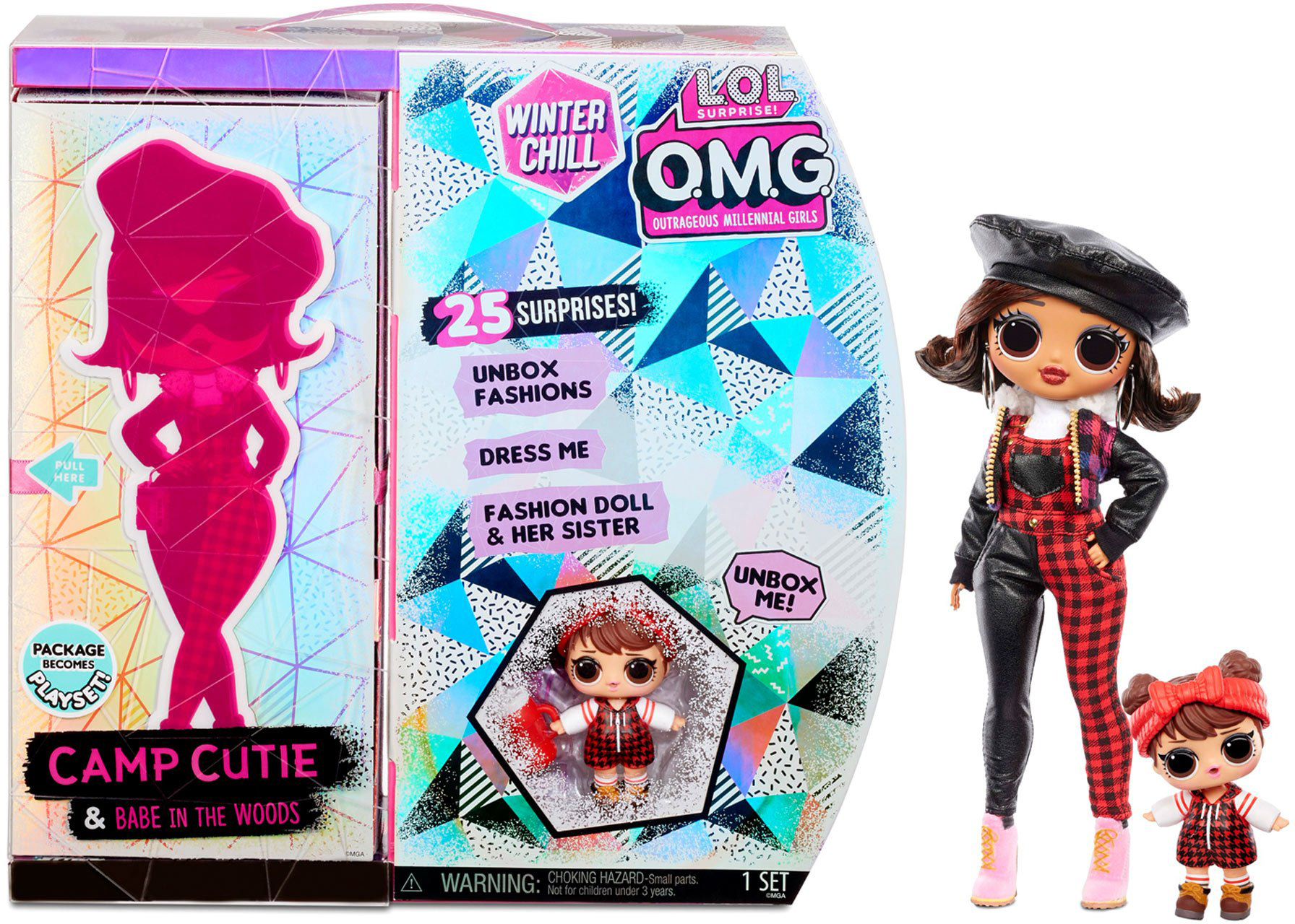 

Игровой набор с куклой L.O.L. Surprise! O.M.G Winter Chill Очаровашка (570257)