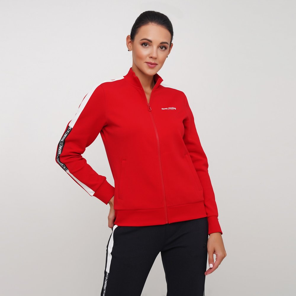 

Женская толстовка Anta Knit Track Top Красный 44 (ant862038732-2)