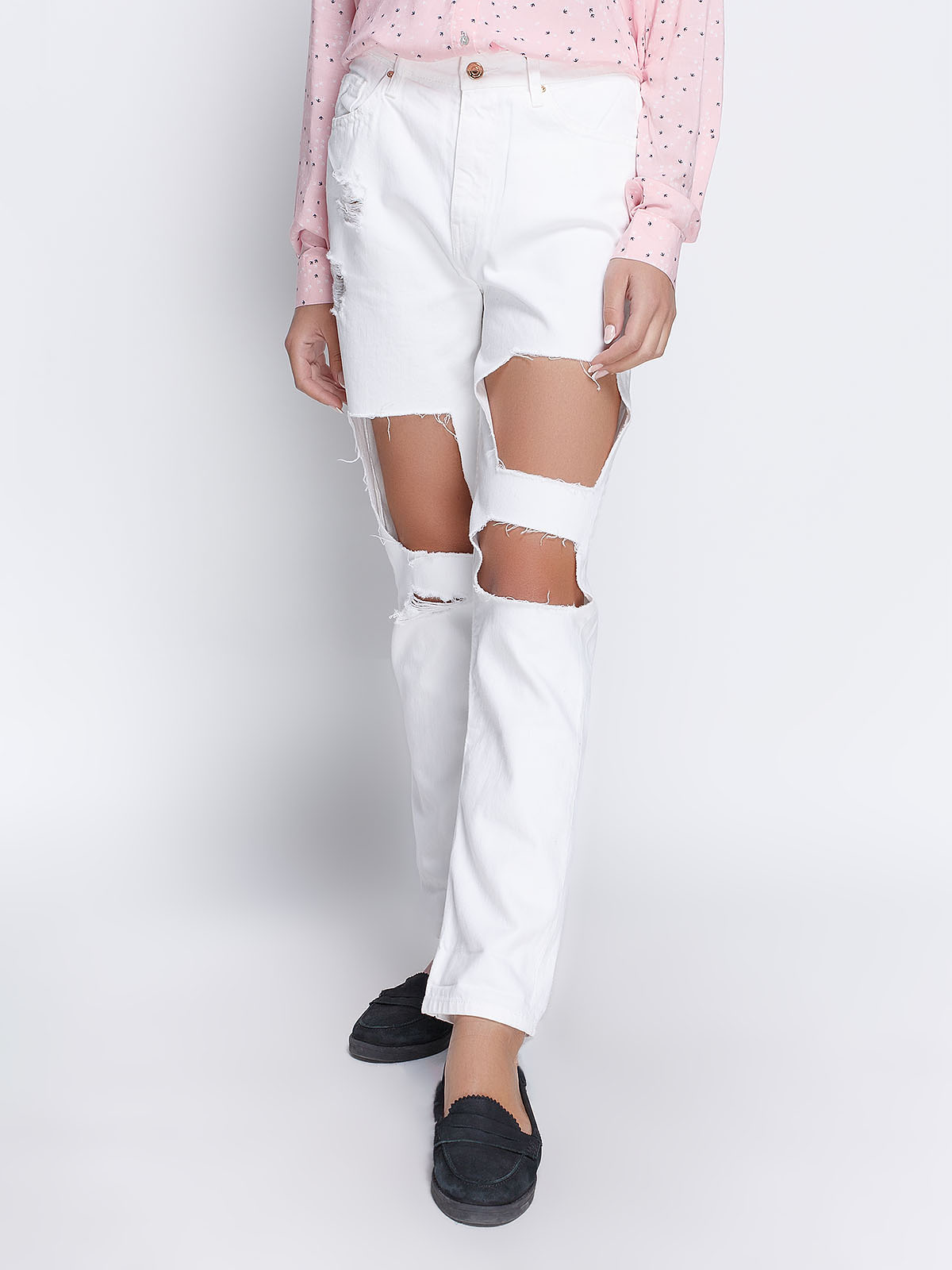 

Джинсы Stradivarius 2333/518/003 40 Белые