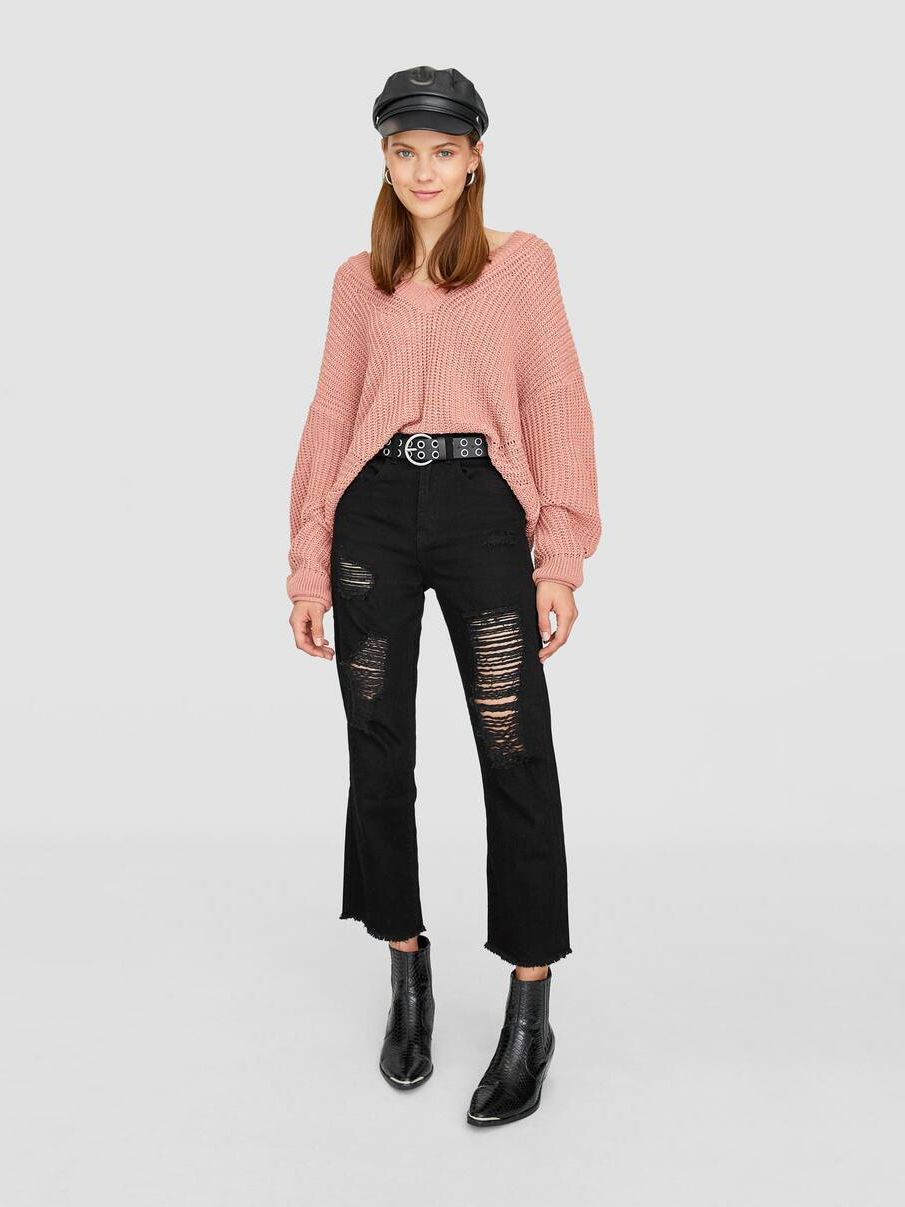 

Пуловер Stradivarius 5077/946/141 S Розовый