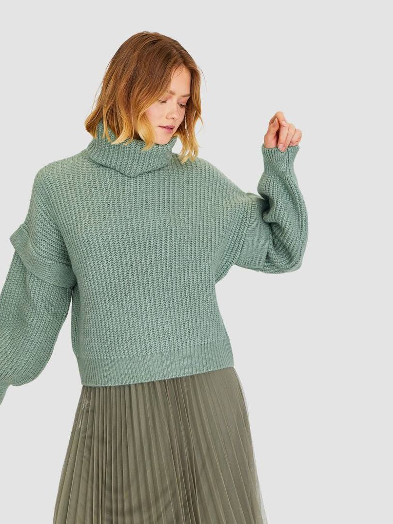 

Свитер Stradivarius 5107/708/511 M Зеленый