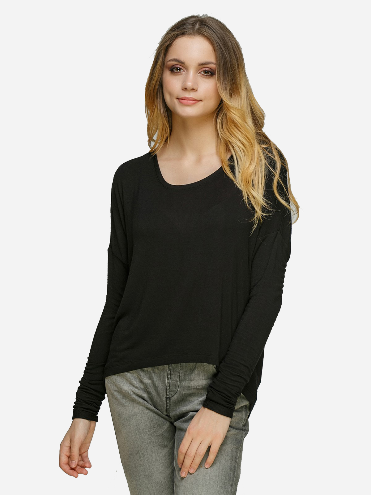 

Лонгслив Stradivarius 6020/134/001 S Черный