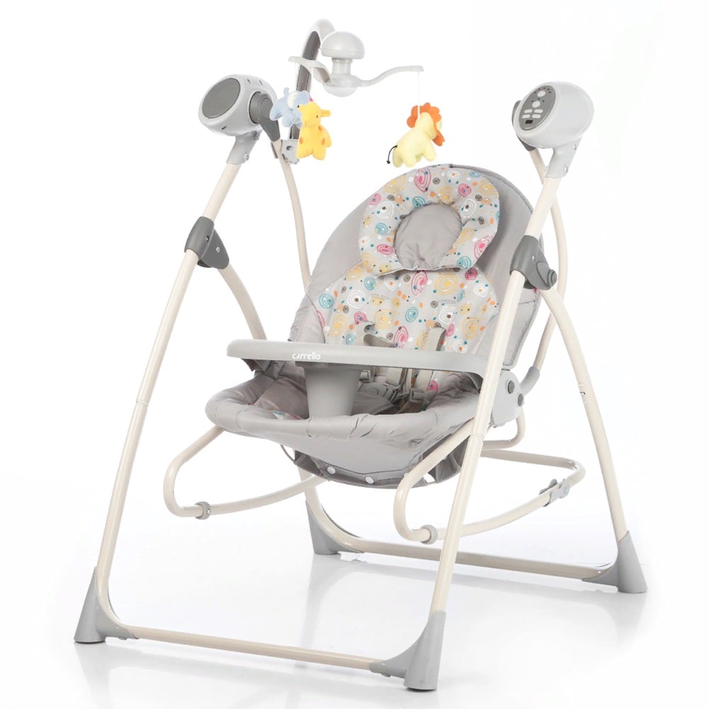 

Колыбель-качели CARRELLO Nanny 3в1 CRL-0005 Grey Planet