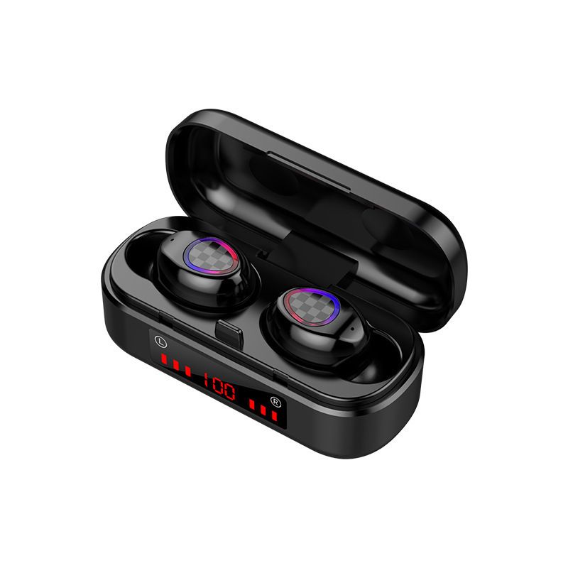 

Беспроводные Bluetooth наушники Amoi V7 в зарядном кейсе Black