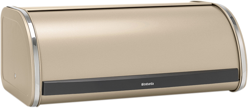 

Хлебница со сдвигающейся крышкой Brabantia Roll Top 17.3x44.5x26.2 см из нержавеющей стали Шампань