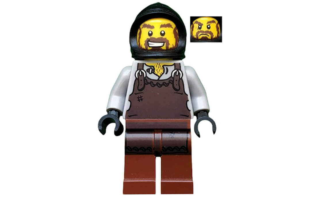 

Конструктор LEGO Kingdoms - Blacksmith with Dark Brown Apron 1 деталей (cas492)
