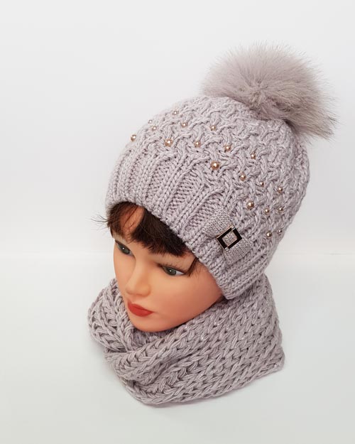 

Шапка Naisa Китти 56-60 Бежевый