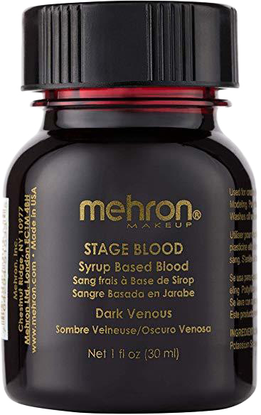 

Кровь искусственная Mehron Blood Темная венозная 30 мл (152-D)