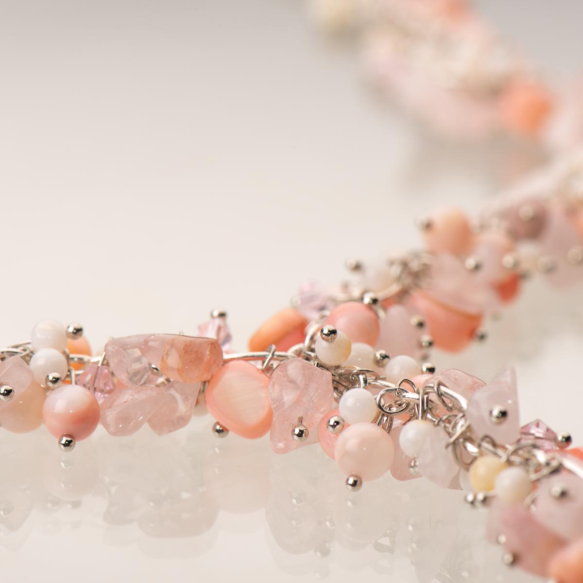 

Бусы с розовым кварцем SAMOTSVETY (11.03.15.090)