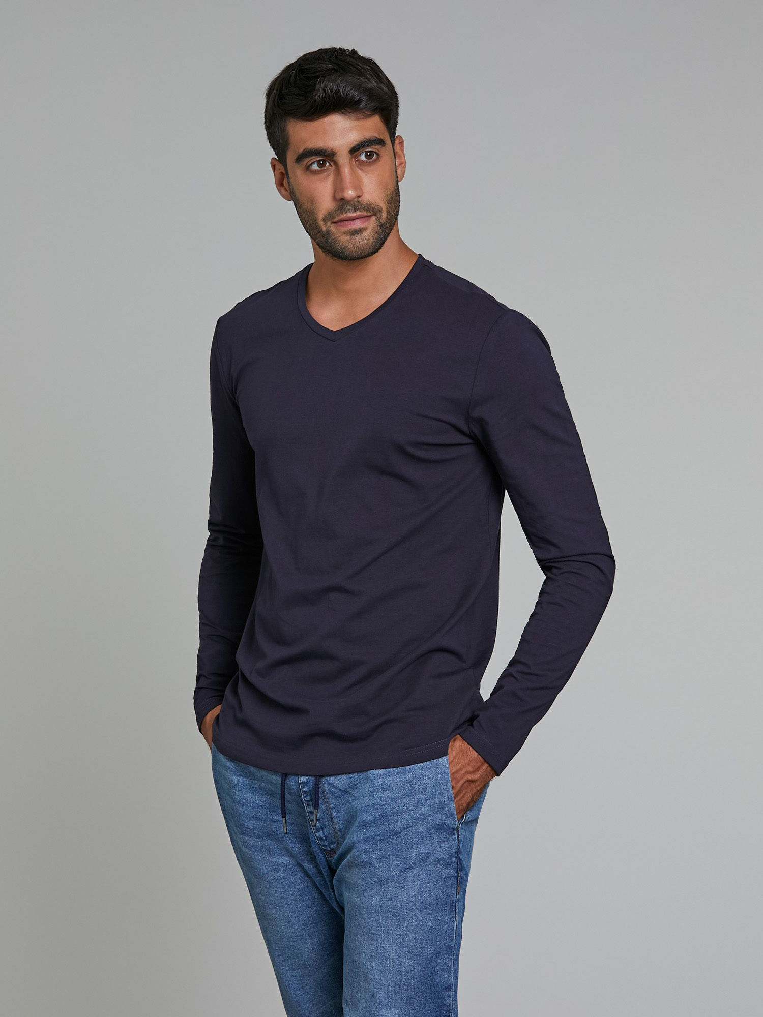 

Лонгслив Piazza Italia 33810-62 S Blue