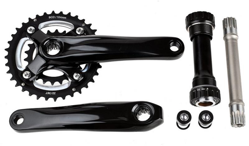 

Шатун Fat Bike 22/36 зуб. 175 мм. и каретка 159 мм. (C-UN-MK-0108)