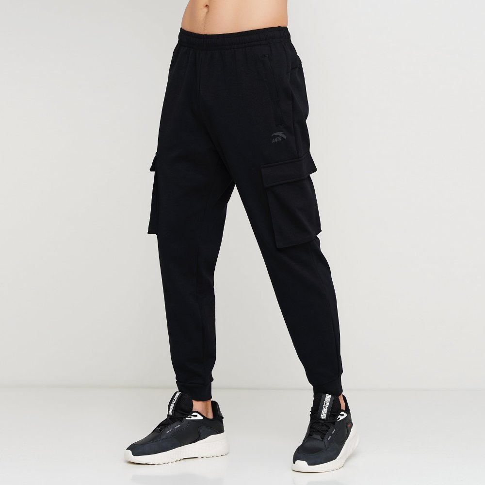 

Мужские спортивные штаны Anta Knit Track Pants Черный 50 (ant852038348-1)