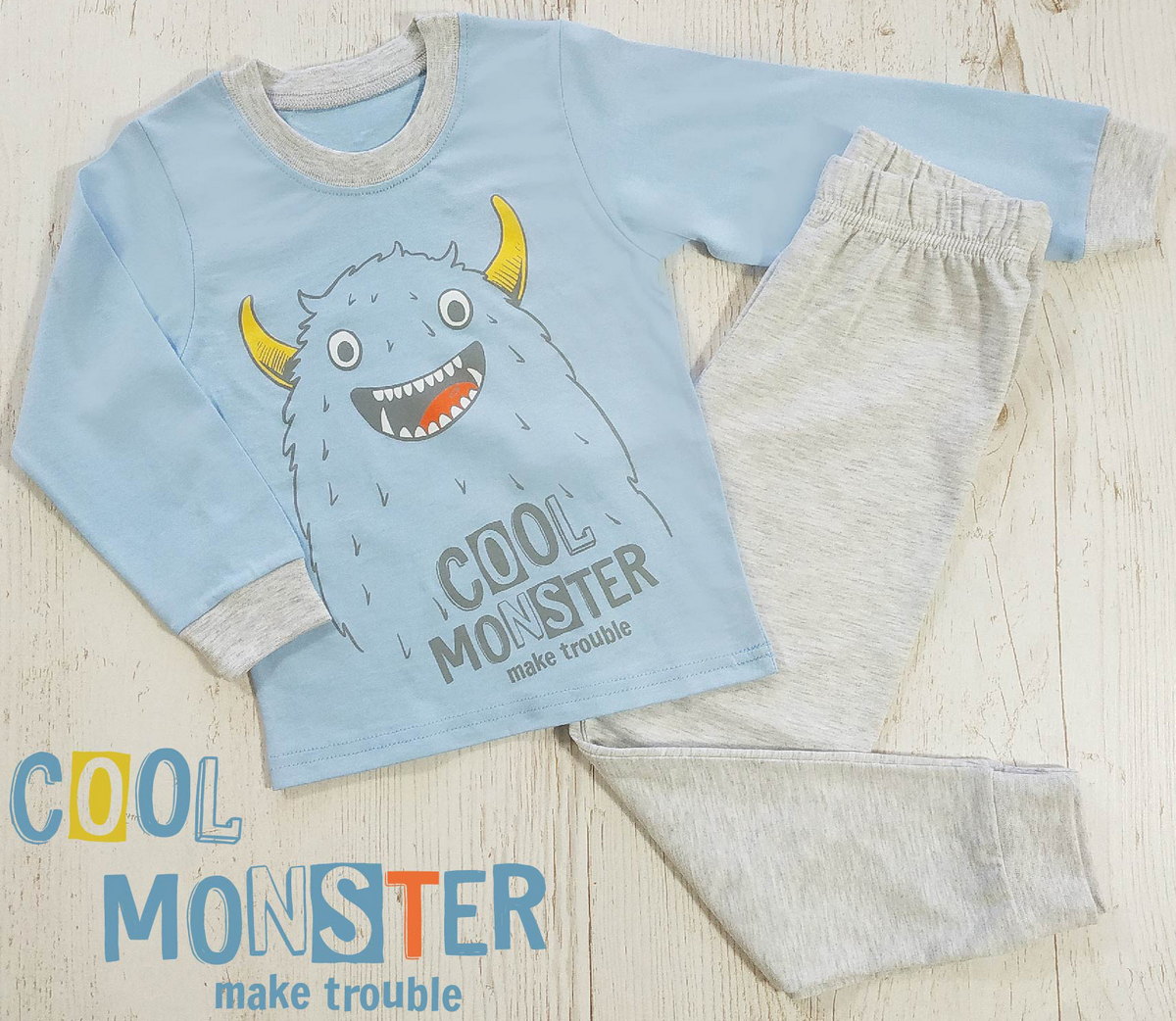 

Пижама Кена Cool Monster Голубая (207547-09-1) 104 см