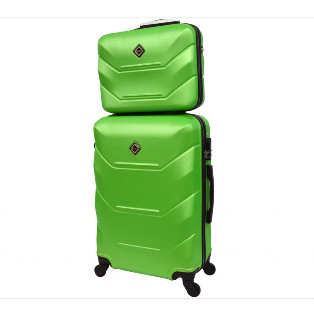 

Комплект чемодан и кейс Bonro 55х22х38 см Салатовый 000139701