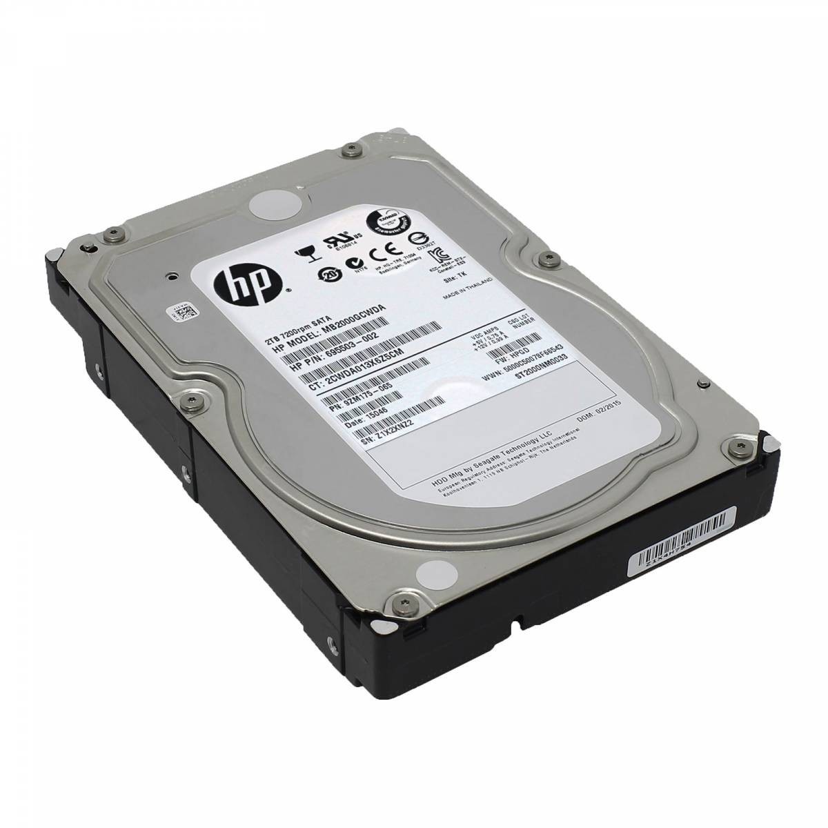 

Жесткий диск HP 2TB 7200RPM SATA 3.5"