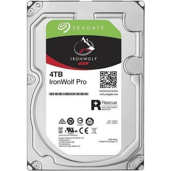 

HDD SATA 4.0TB Seagate IronWolf Pro NAS 7200rpm 256MB (ST4000NE001)