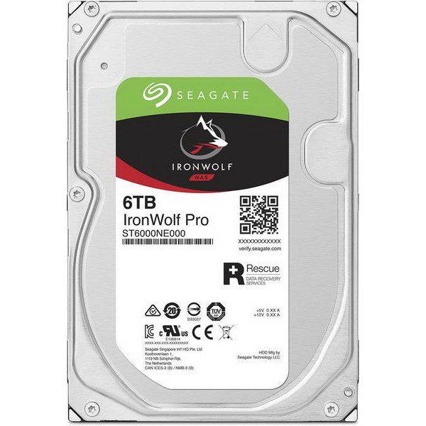 

HDD SATA 6.0TB Seagate IronWolf Pro NAS 7200rpm 256MB (ST6000NE000)