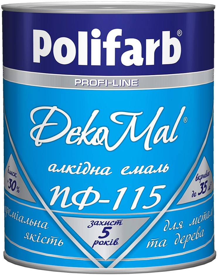 

Эмаль Polifarb ПФ-115 DekoMal 2.7 кг Темно-серая (PB-112829)