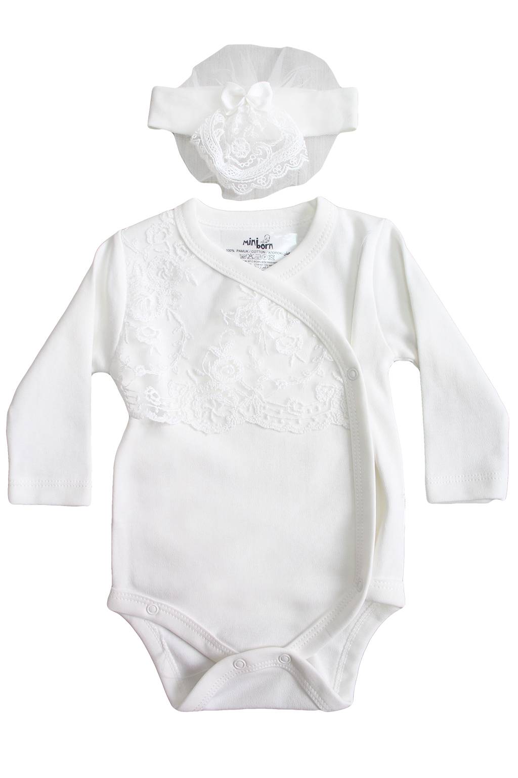 

Боди Miniborn 56 см Белый