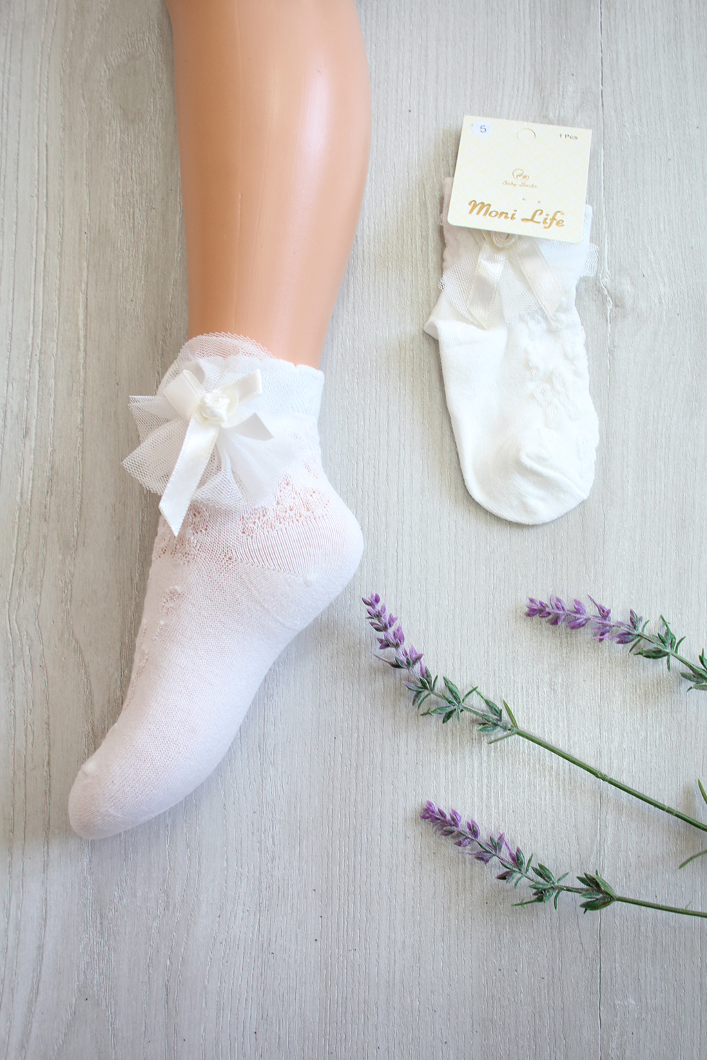 

Носки Moni Life 22 / 8-10 лет см Белый