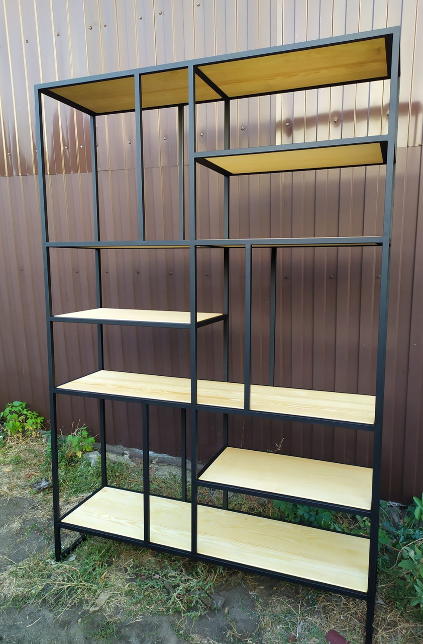 

Стеллаж GoodsMetall в стиле Лофт 2100х1400х400 (СТЖ202)