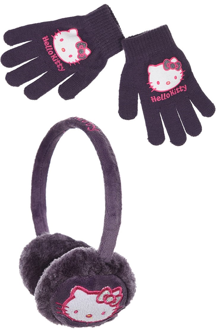 

Комплект (наушники + перчатки) Disney Hello Kitty NH4039 One Size Фиолетовый