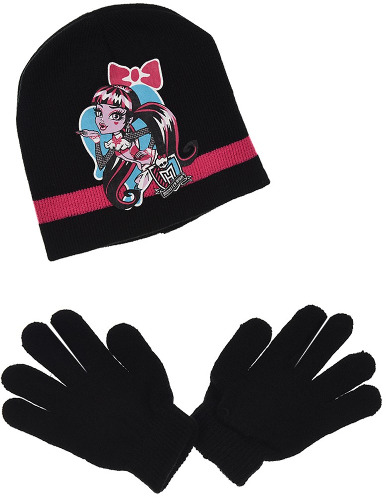 

Демисезонный комплект (шапка + перчатки) Disney Monster High HO4407 52 см Черный